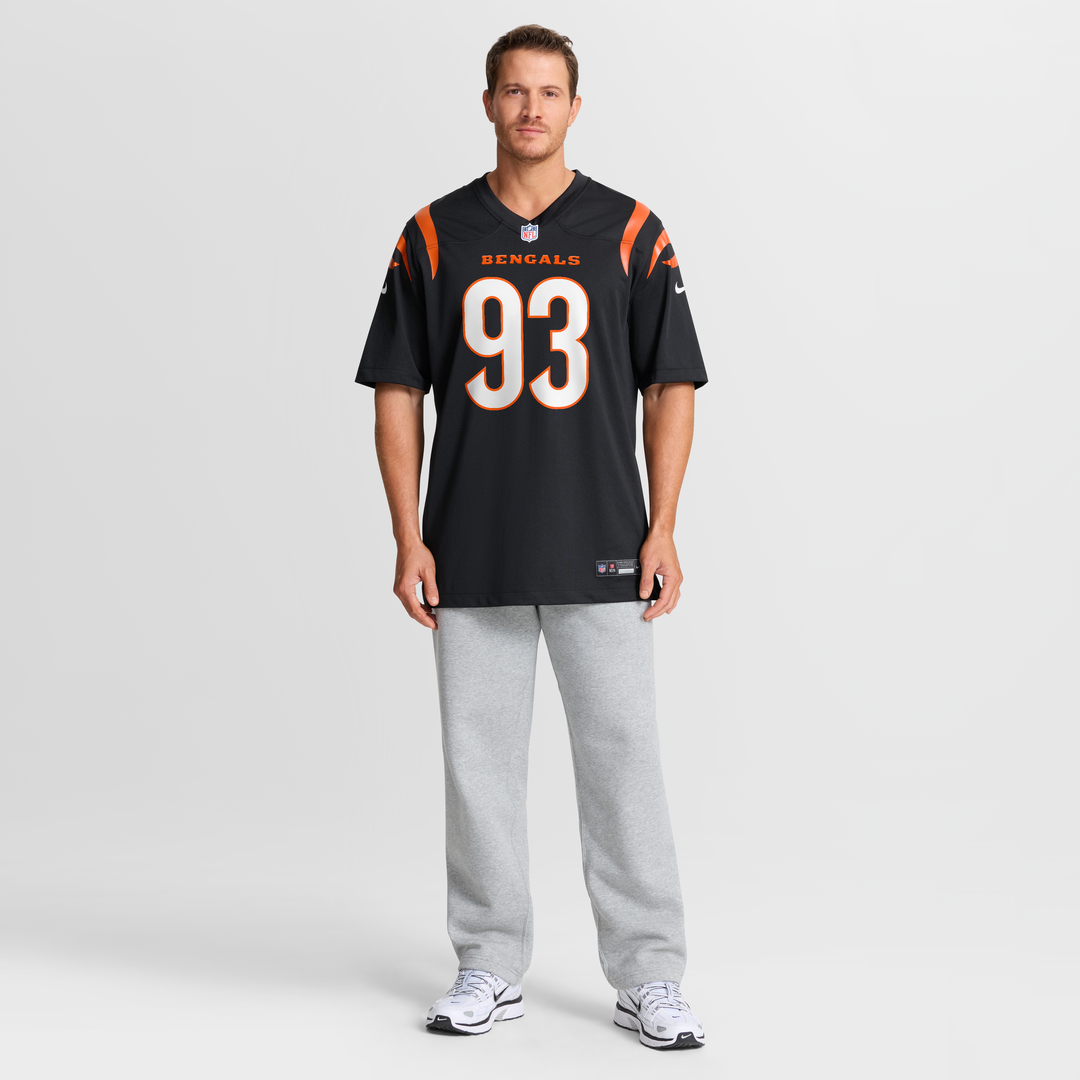 Men's Nike Cincinnati Bengals Jonathan Allen Black Team Game NFL Jersey