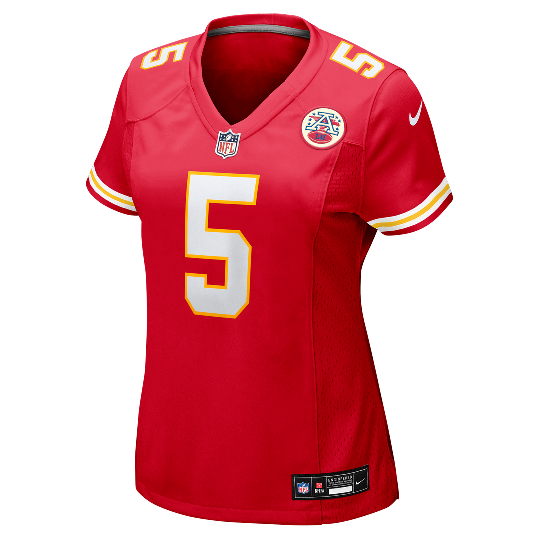 Women's Nike Kansas City Chiefs Mansoor Delane Red Game NFL Jersey