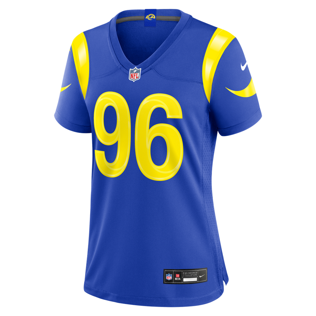 Women's Nike Los Angeles Rams Tim Keenan III Royal Team Game NFL Jersey
