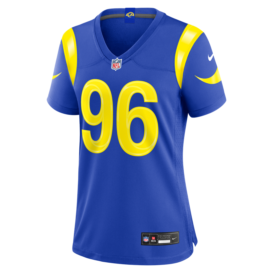 Women's Nike Los Angeles Rams Tim Keenan III Royal Team Game NFL Jersey