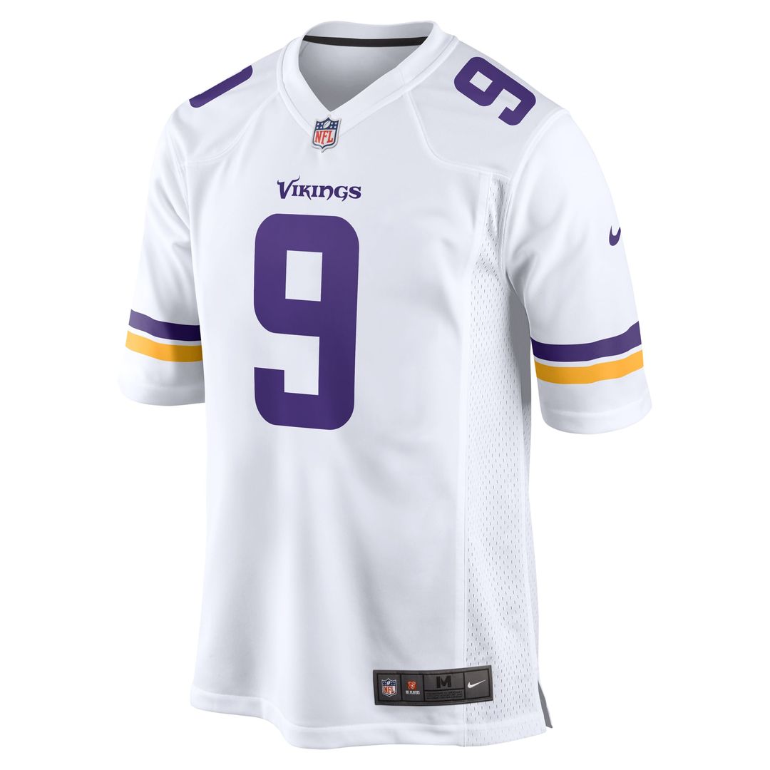 Men's Nike Minnesota Vikings J.J. McCarthy White Game NFL Jersey