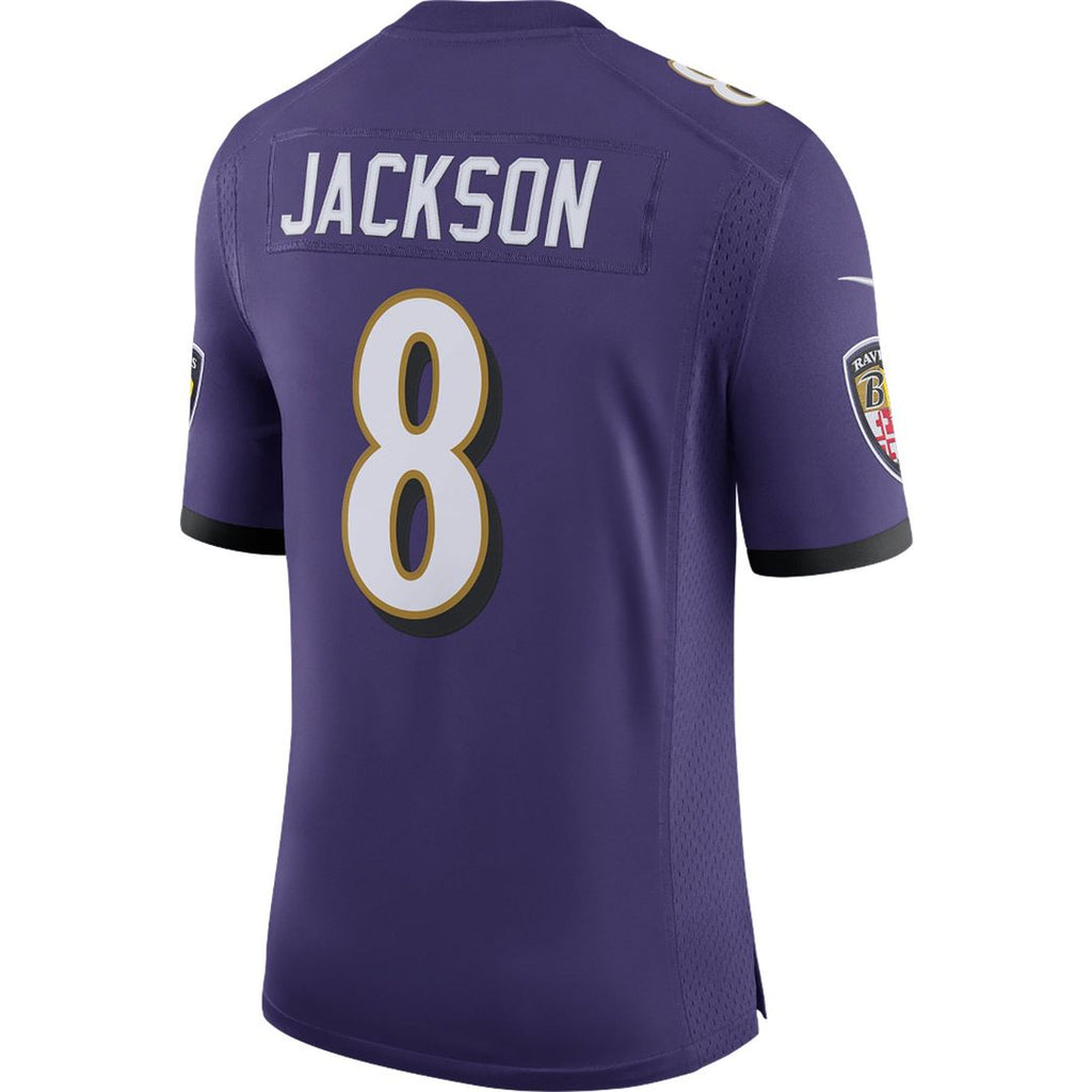 Men's Nike Baltimore Ravens Lamar Jackson Purple Speed Machine Limited NFL Jersey