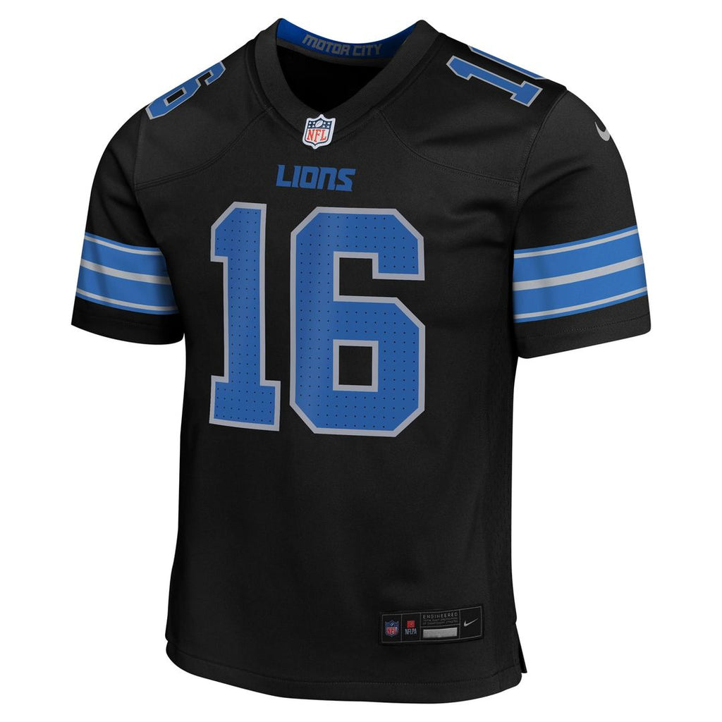 Youth Nike Detroit Lions Jared Goff Blue Game NFL Jersey
