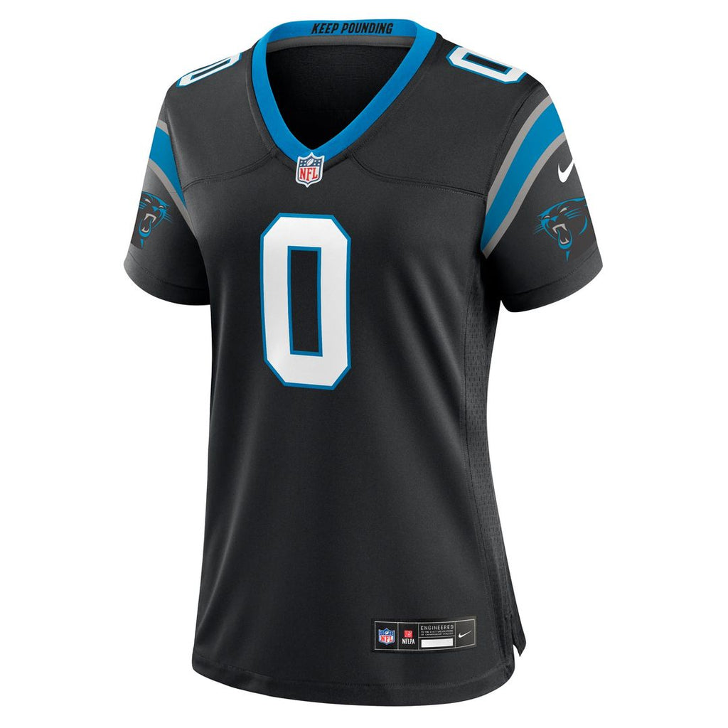Women's Nike Carolina Panthers Ja'Tavion Sanders Black Game NFL Jersey
