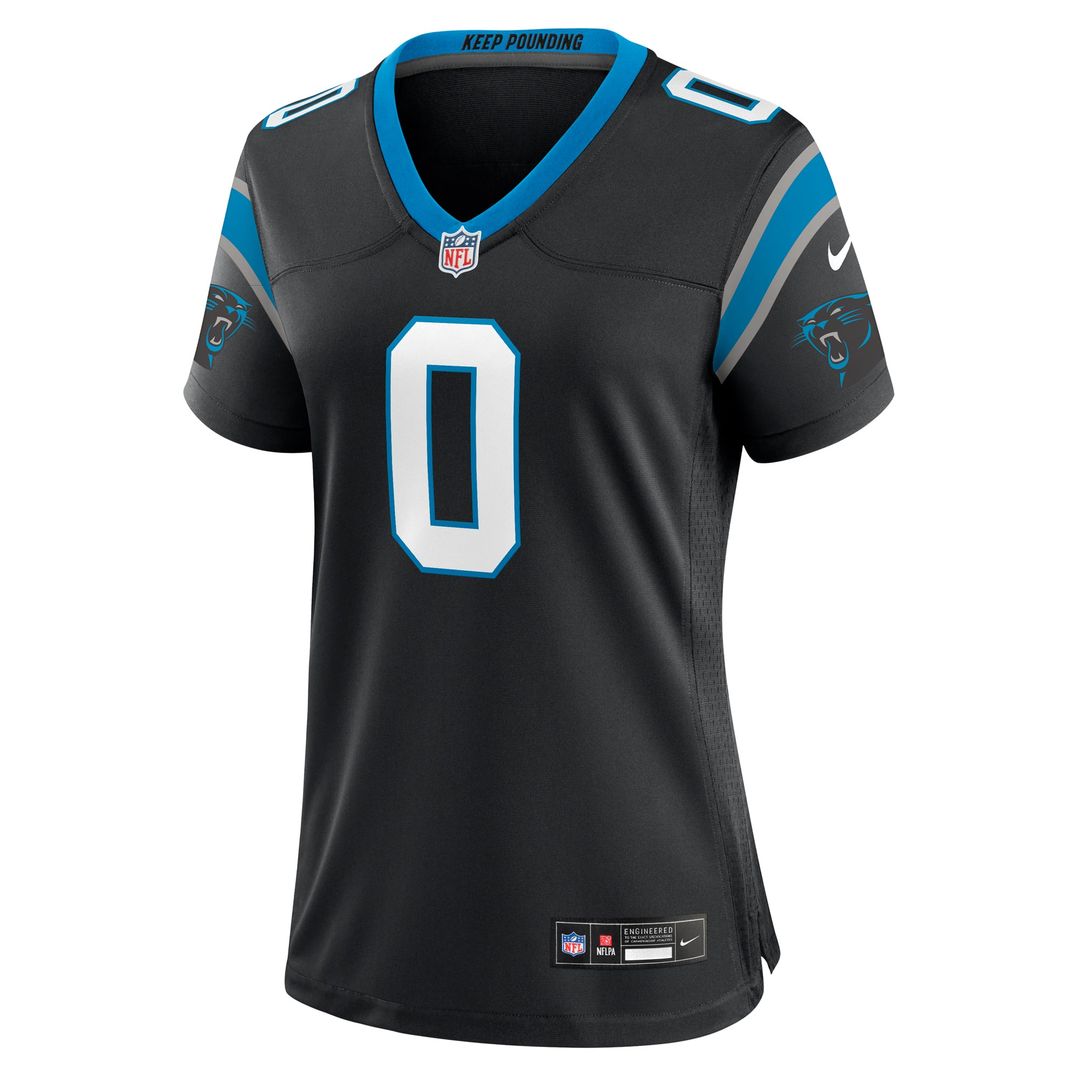 Women's Nike Carolina Panthers Ja'Tavion Sanders Black Game NFL Jersey