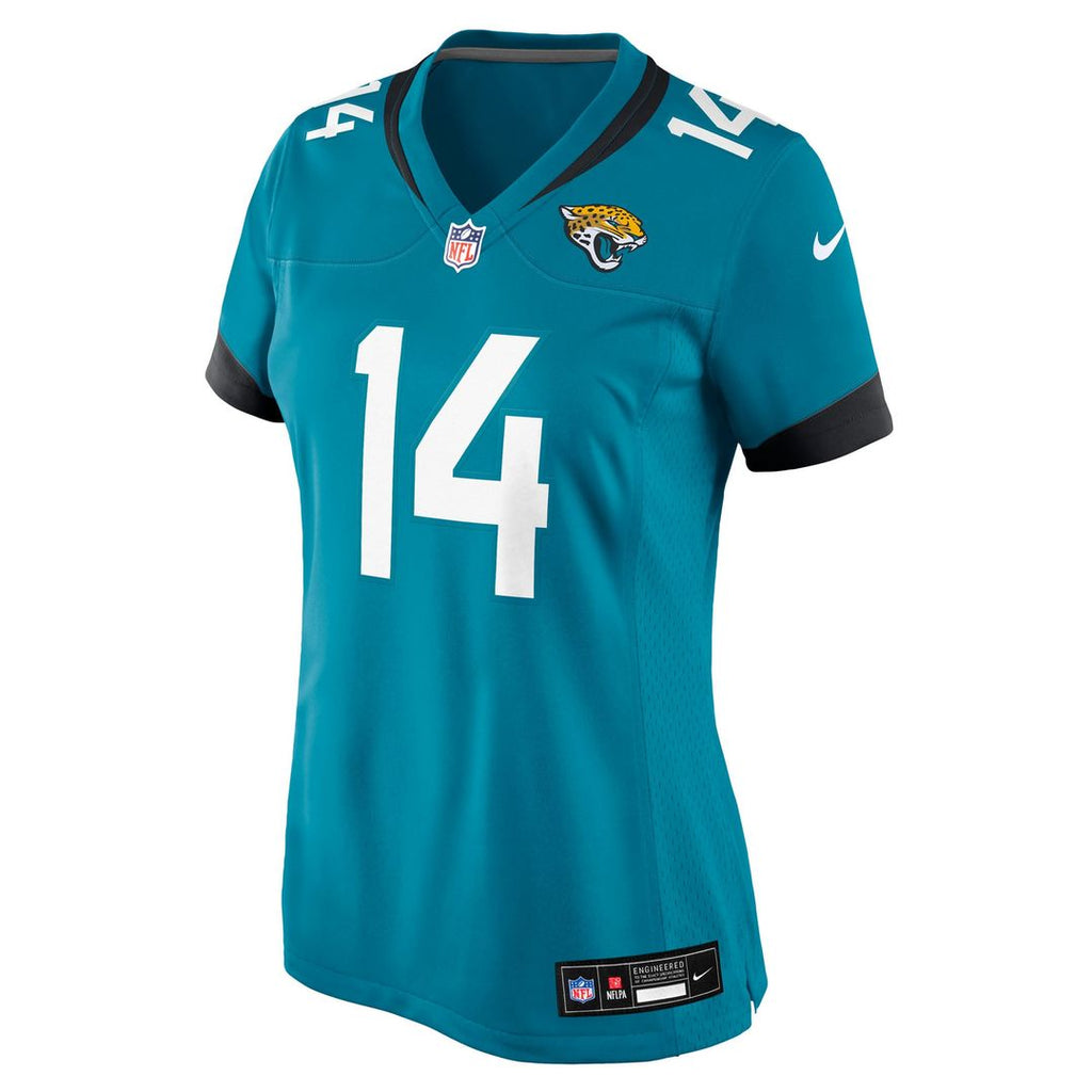 Women's Nike Jacksonville Jaguars Nick Mullens Teal Team Game NFL Jersey