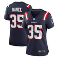 Women's Nike New England Patriots Jim Nance Navy Retired Player NFL Jersey