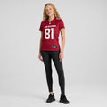Women's Nike Arizona Cardinals Travis Vokolek Cardinal Game NFL Jersey