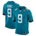 Men's Nike Jacksonville Jaguars Logan Cooke Teal Game NFL Jersey