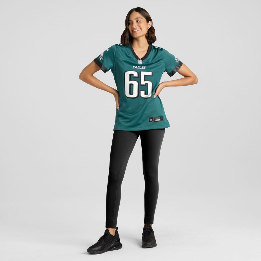 Women's Nike Philadelphia Eagles Lane Johnson Midnight Green Team Game NFL Jersey
