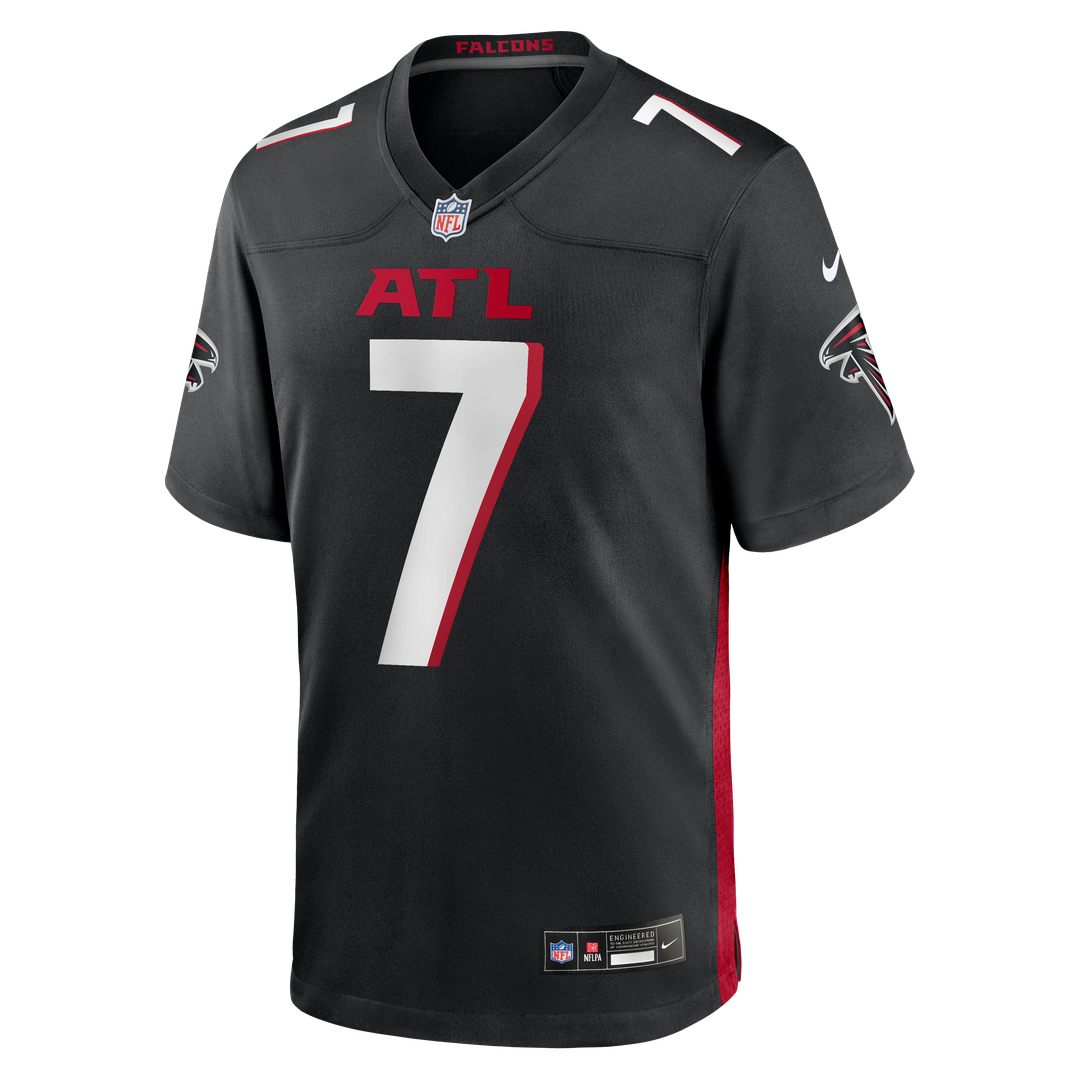 Men's Nike Atlanta Falcons Bijan Robinson Black Game NFL Jersey