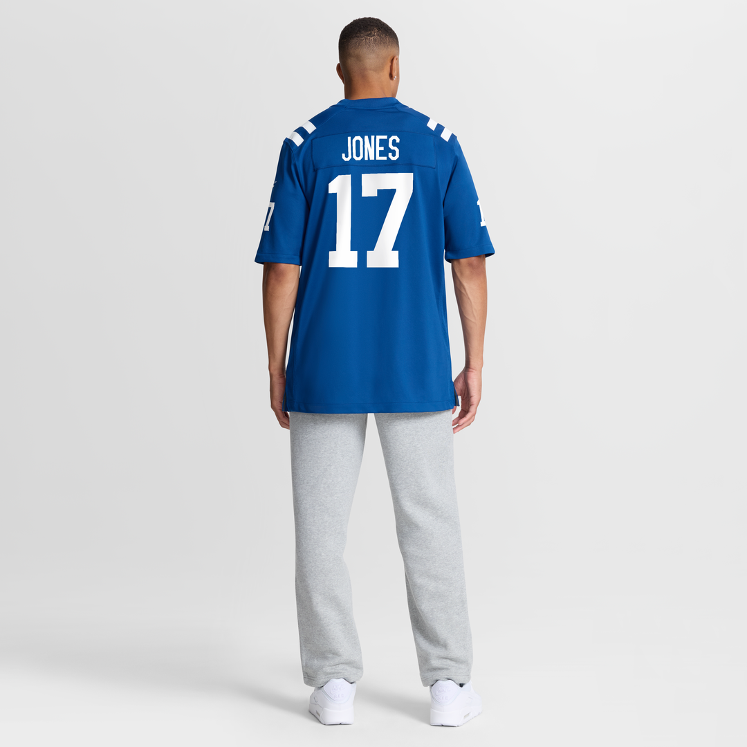 Men's Nike Indianapolis Colts Daniel Jones White Game NFL Jersey