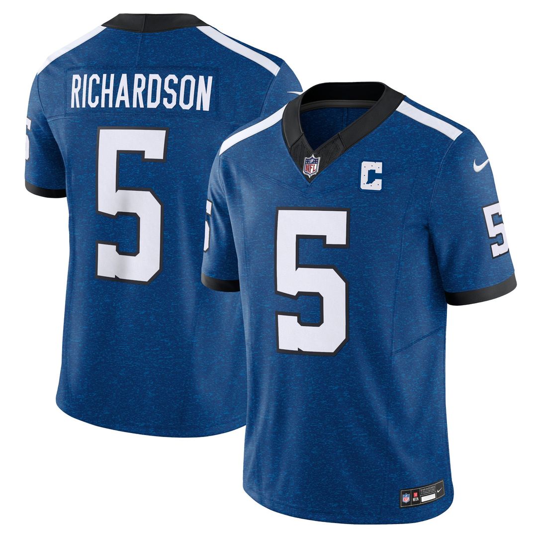 Men's Nike Indianapolis Colts Anthony Richardson Royal Alternate Vapor F.U.S.E. Limited NFL Jersey