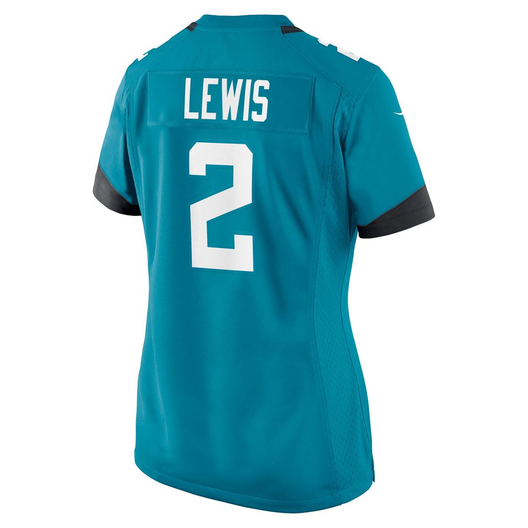 Women's Nike Jacksonville Jaguars Jourdan Lewis Teal Team Game NFL Jersey