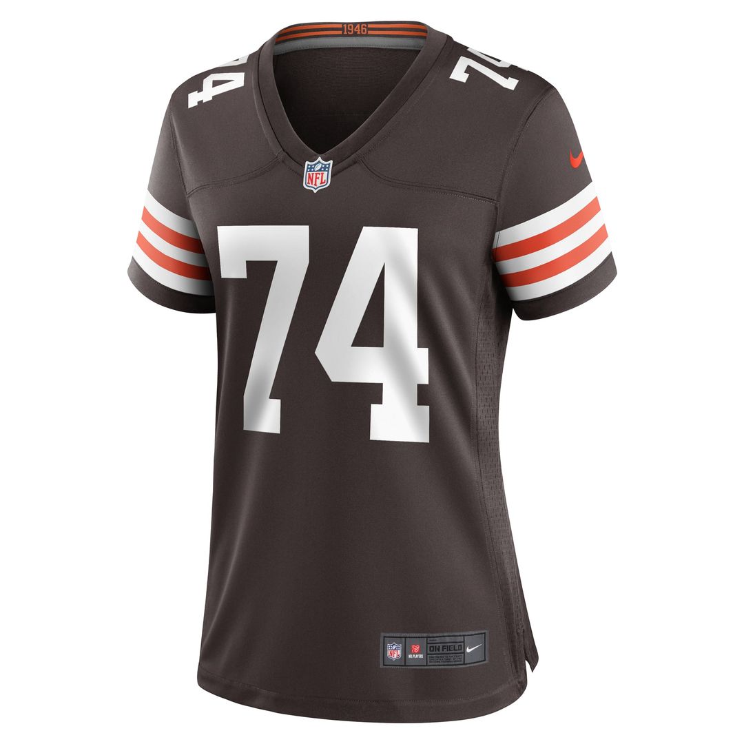 Women's Nike Cleveland Browns Alex Leatherwood Brown Team Game NFL Jersey