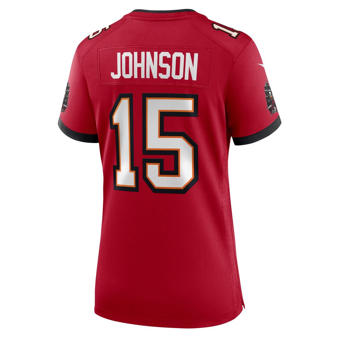 Women's Nike Tampa Bay Buccaneers Tez Johnson Red Team Game NFL Jersey