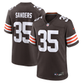 Men's Nike Cleveland Browns Raheim Sanders Brown Team Game NFL Jersey