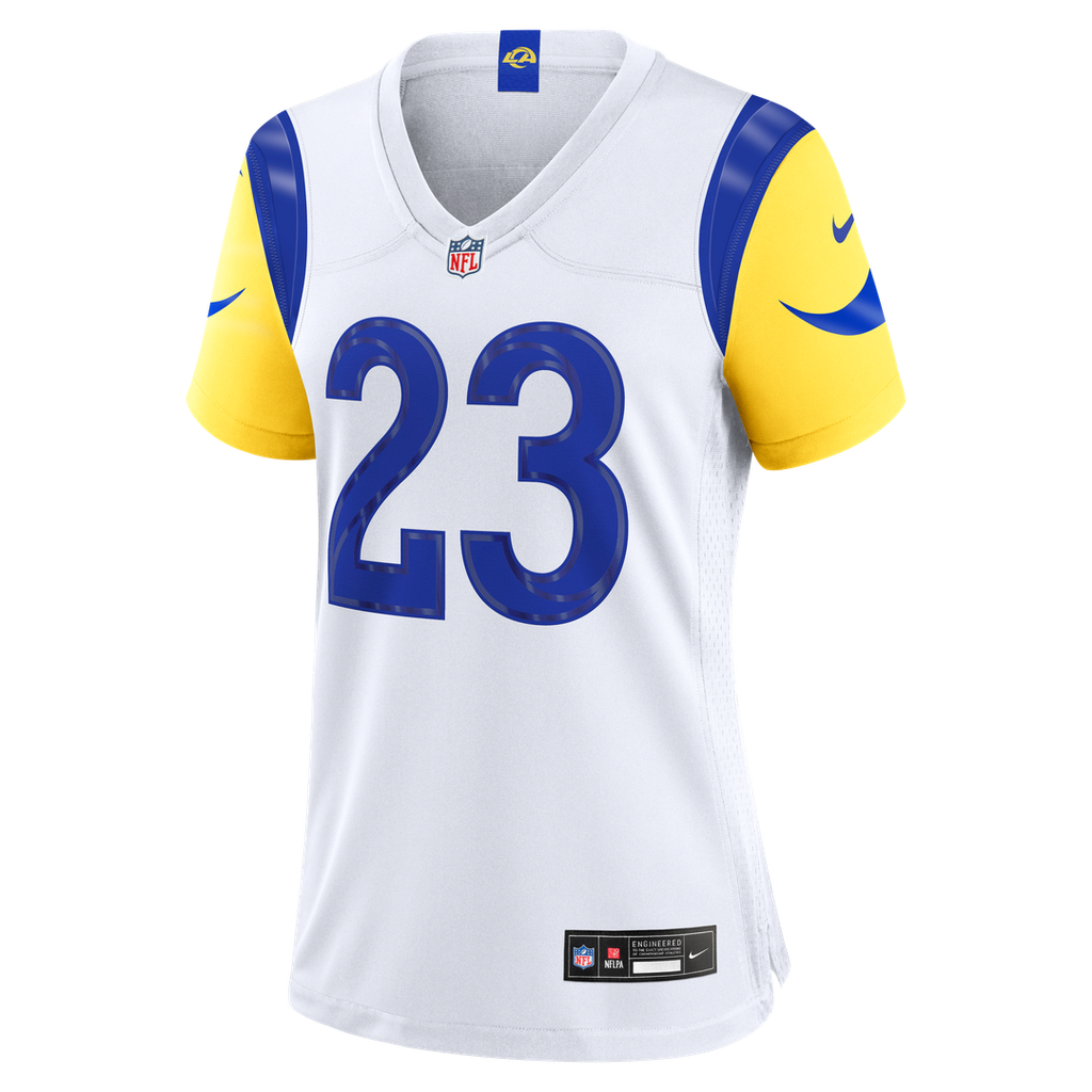 Women's Nike Los Angeles Rams Kyren Williams White Game NFL Jersey