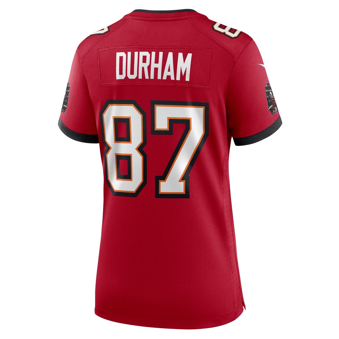 Women's Nike Tampa Bay Buccaneers Payne Durham Red Game NFL Jersey