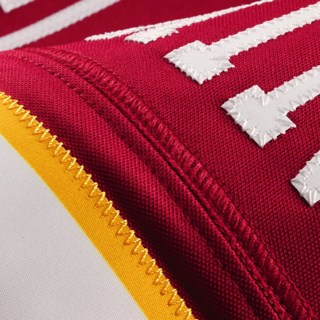 Men's Nike Washington Commanders Mike Sainristil Burgundy Team Vapor F.U.S.E. Stitched Limited NFL Jersey