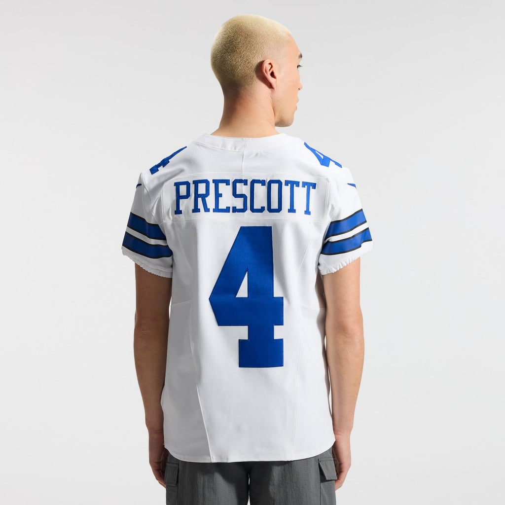 Men's Nike Dallas Cowboys Dak Prescott White Vapor F.U.S.E. Elite NFL Jersey
