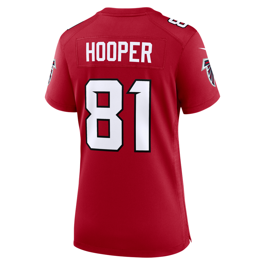 Women's Nike Atlanta Falcons Austin Hooper Red Team Game NFL Jersey