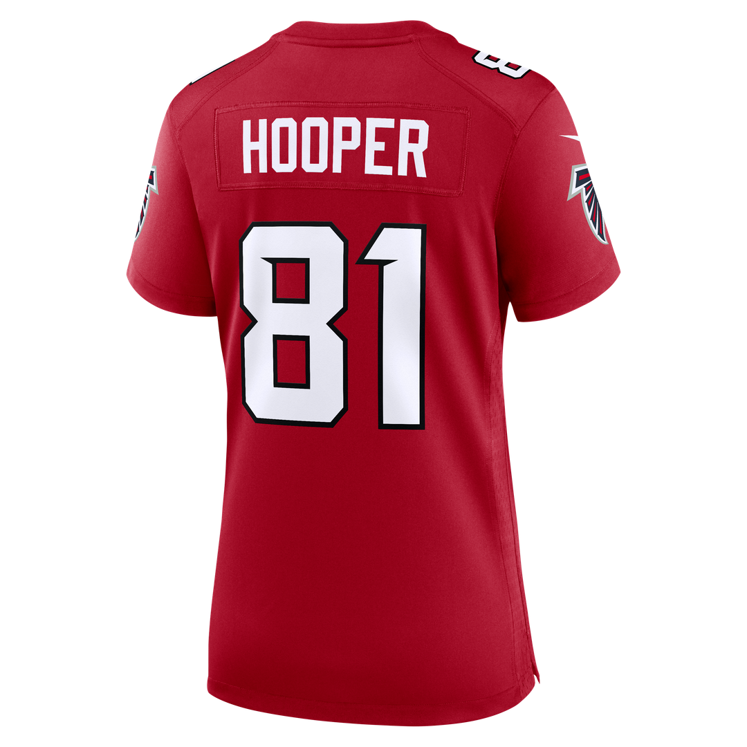 Women's Nike Atlanta Falcons Austin Hooper Red Team Game NFL Jersey