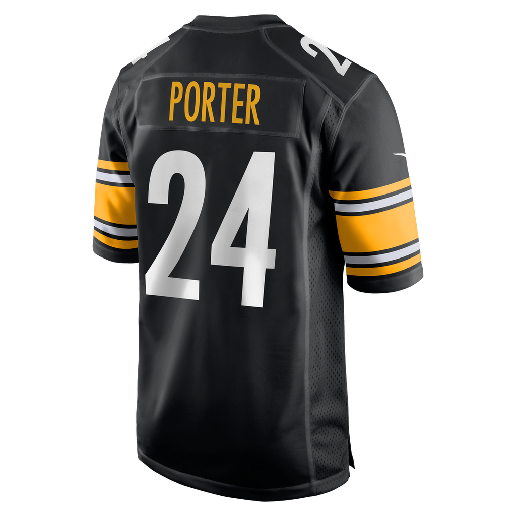Men's Nike Pittsburgh Steelers Joey Porter Jr. Gold Alternate 1933 Throwback Game NFL Jersey