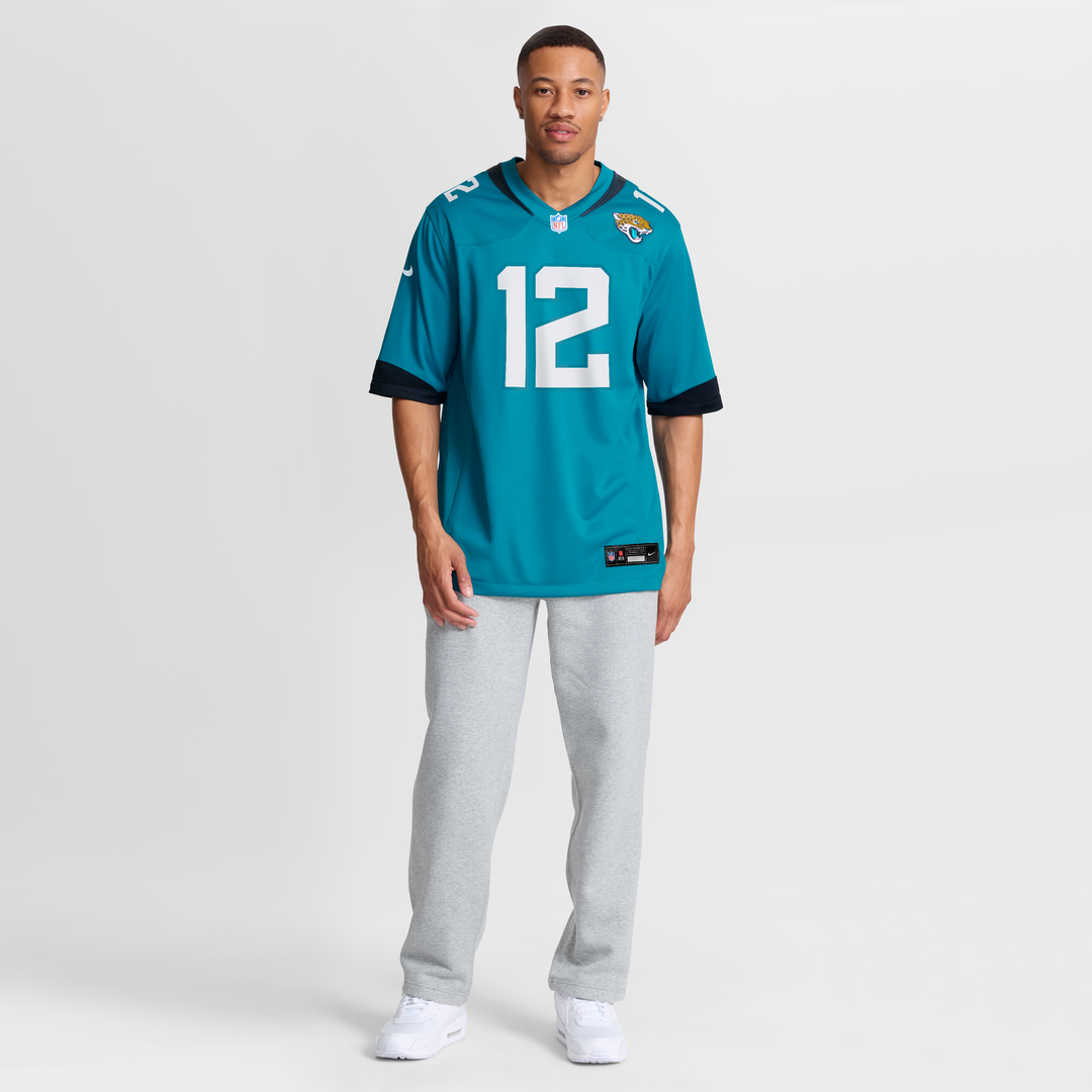 Men's Nike Jacksonville Jaguars Travis Hunter Teal Team Game NFL Jersey