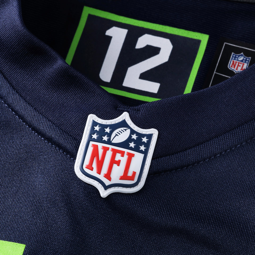 Men's Nike Seattle Seahawks Tyrel Dodson College Navy Game NFL Jersey