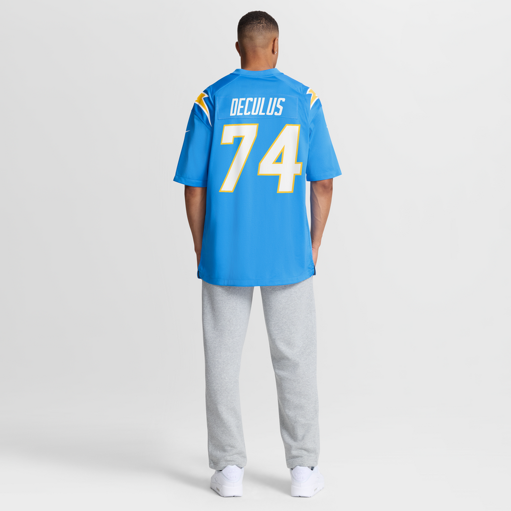 Men's Nike Los Angeles Chargers Austin Deculus Powder Blue Team Game NFL Jersey