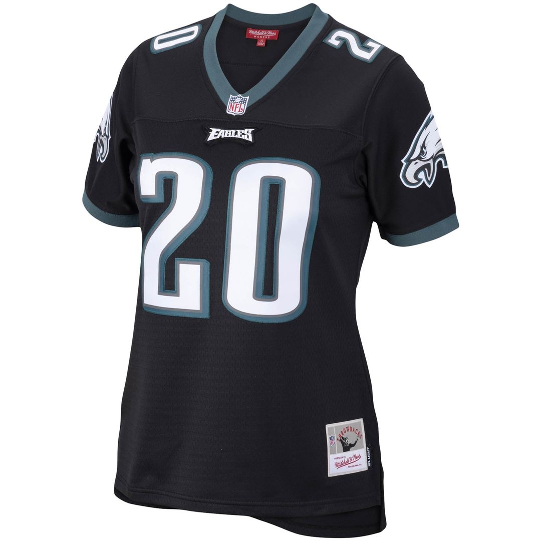 Women's Mitchell & Ness Philadelphia Eagles Brian Dawkins Black Legacy Replica Team NFL Jersey