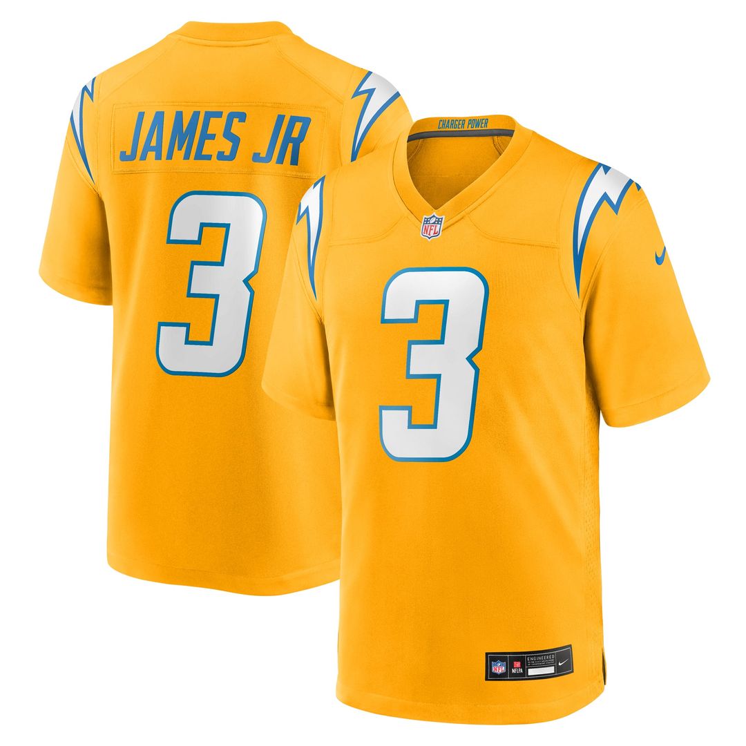 Youth Nike Los Angeles Chargers Derwin James Jr. Gold Alternate Charger Power Game Player NFL Jersey