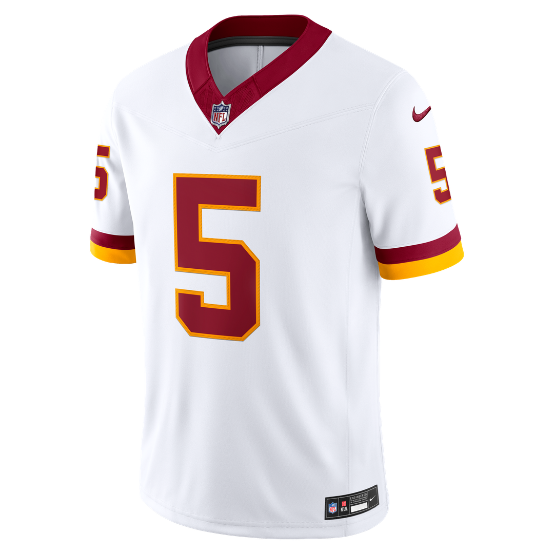 Men's Nike Washington Commanders Jayden Daniels Burgundy Vapor F.U.S.E. Stitched Limited NFL Jersey