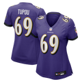 Women's Nike Baltimore Ravens Josh Tupou Purple Team Game NFL Jersey
