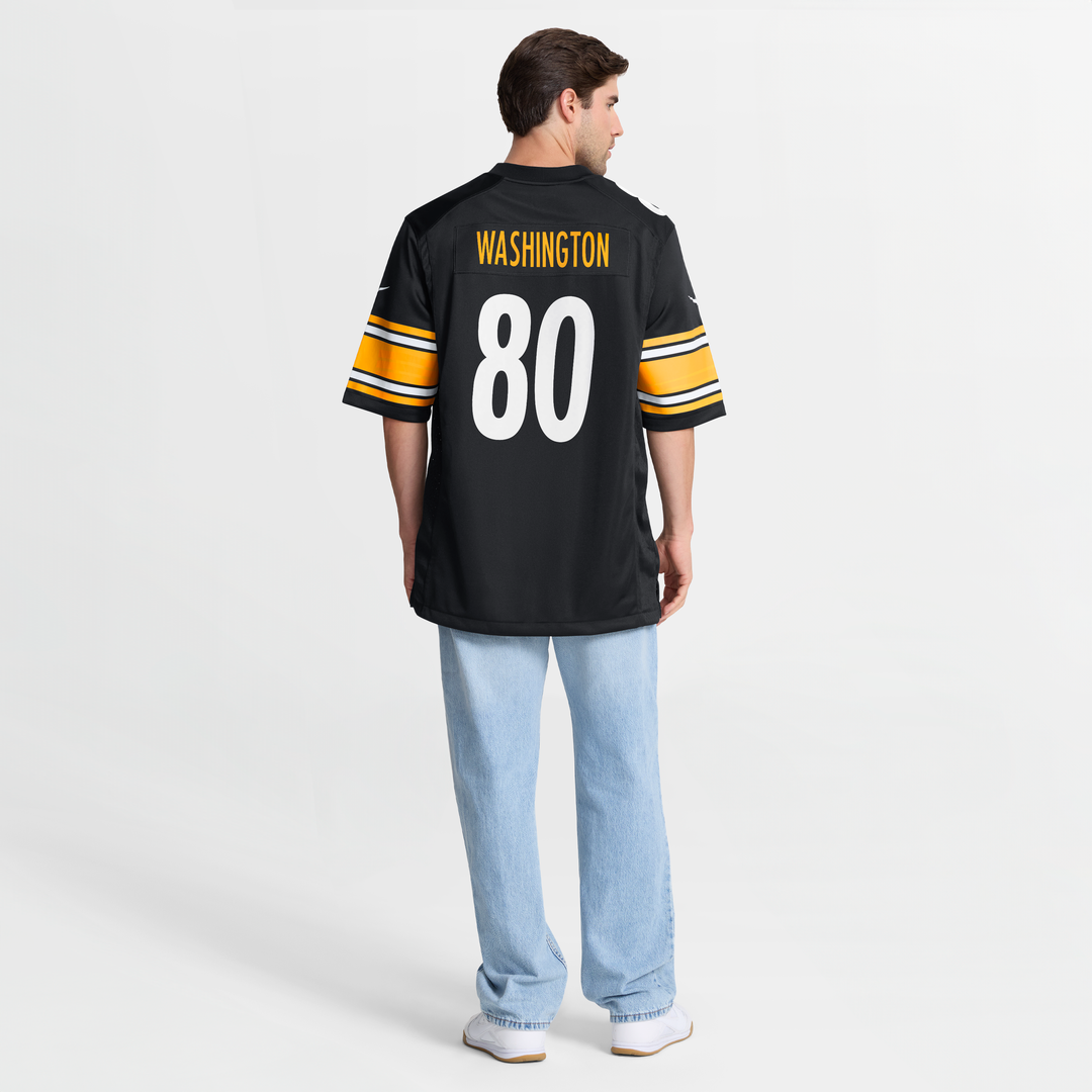 Men's Nike Pittsburgh Steelers Darnell Washington Black Game NFL Jersey