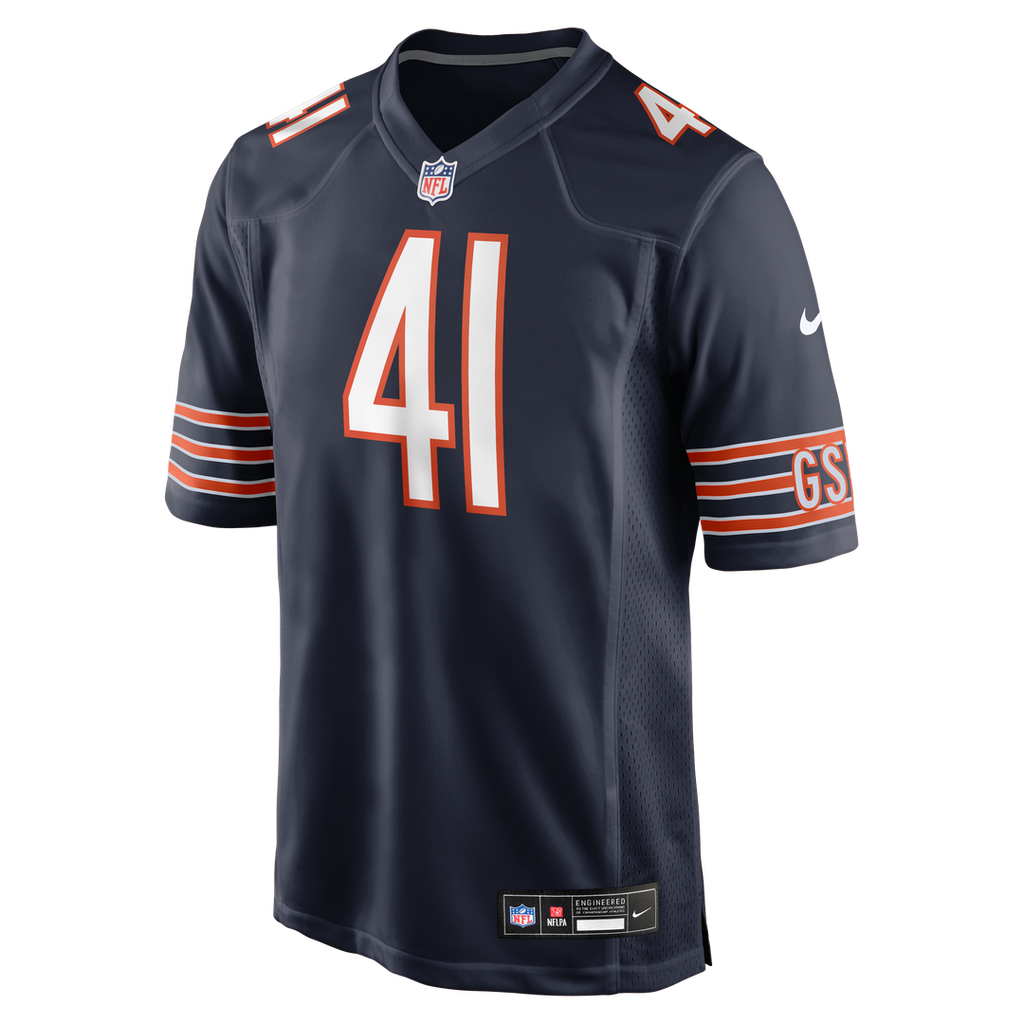 Men's Nike Chicago Bears Brian Piccolo Navy Game Retired Player NFL Jersey