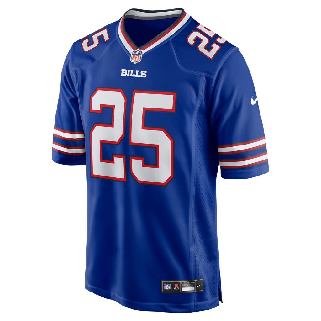 Men's Nike Buffalo Bills Geno Stone Royal Team Game NFL Jersey