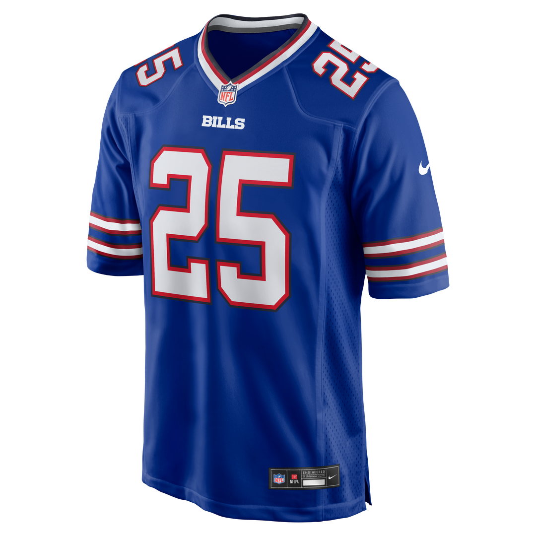 Men's Nike Buffalo Bills Geno Stone Royal Team Game NFL Jersey