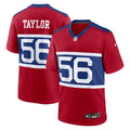 Men's Nike New York Giants Lawrence Taylor Century Red Alternate Retired Player Game NFL Jersey