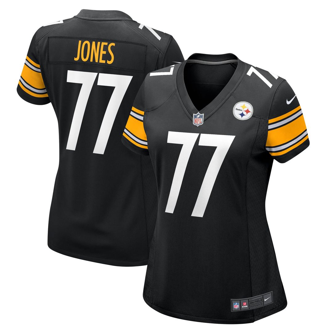Women's Nike Pittsburgh Steelers Broderick Jones Black Game NFL Jersey