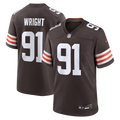 Men's Nike Cleveland Browns Alex Wright Brown Team Game NFL Jersey