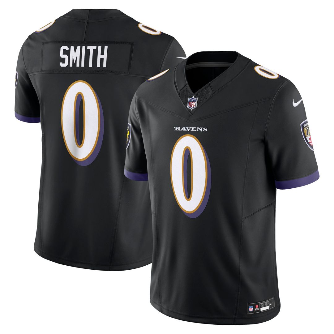 Men's Nike Baltimore Ravens Roquan Smith Purple Alternate 2 Vapor F.U.S.E. Limited NFL Jersey