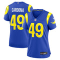 Women's Nike Los Angeles Rams Joe Cardona Royal Team Game NFL Jersey