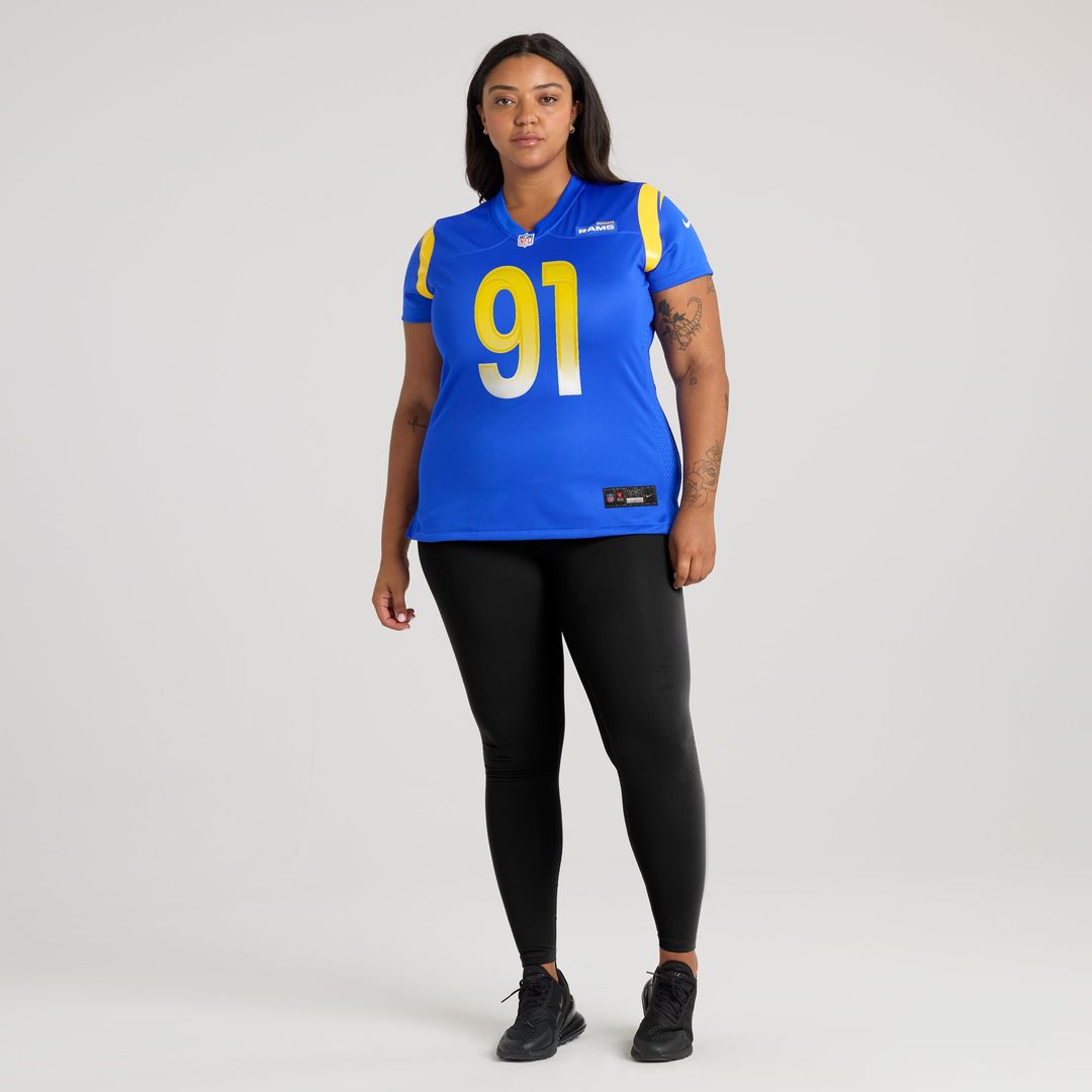 Women's Nike Los Angeles Rams Kobie Turner Royal Home Game NFL Jersey