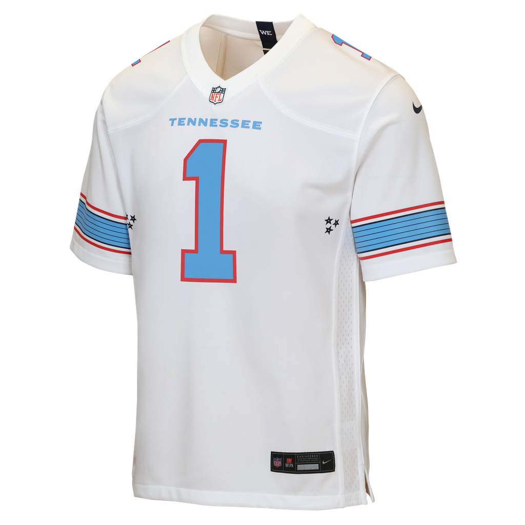 Youth Nike Tennessee Titans Cameron Ward Light Blue Game NFL Jersey