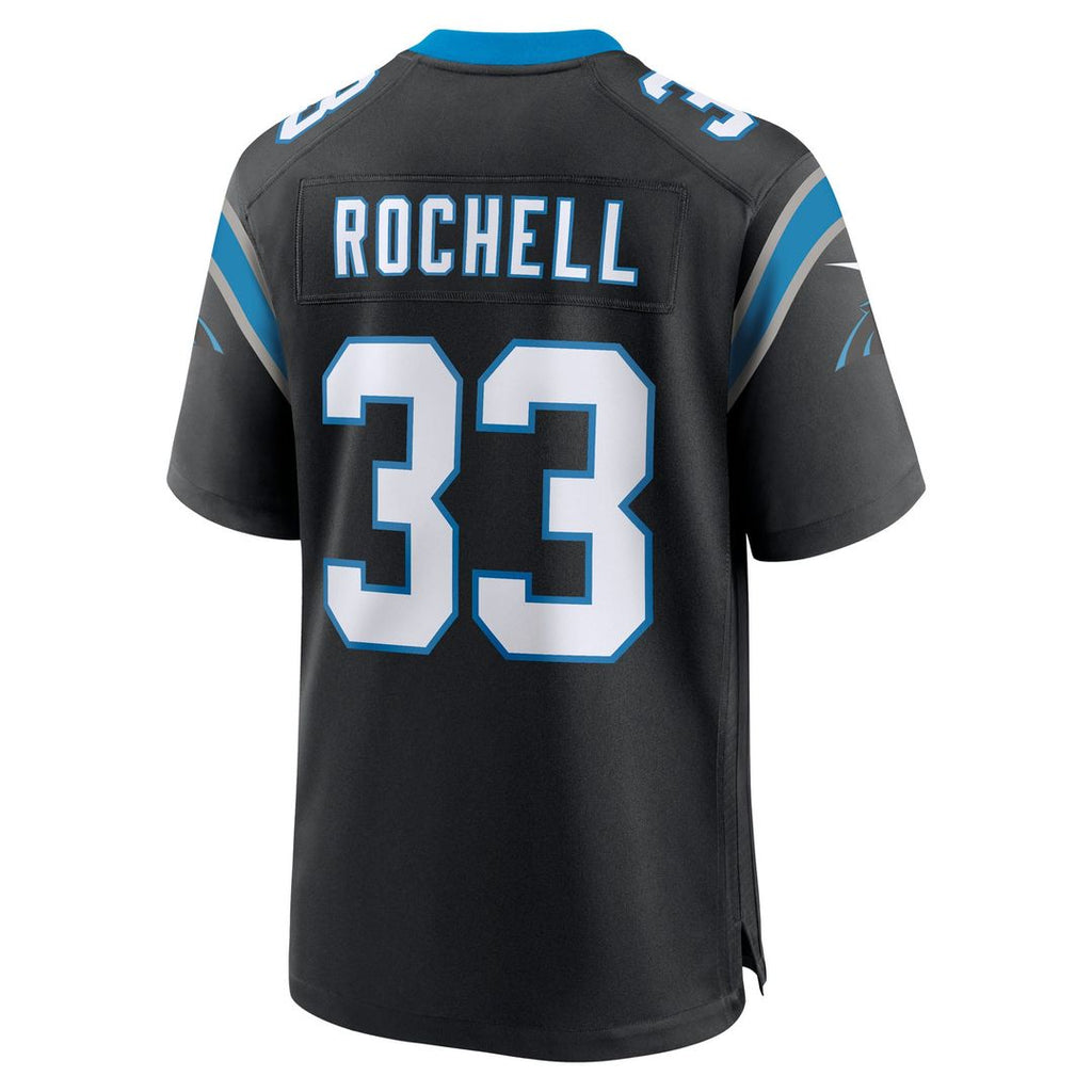 Men's Nike Carolina Panthers Robert Rochell Black Team Game NFL Jersey