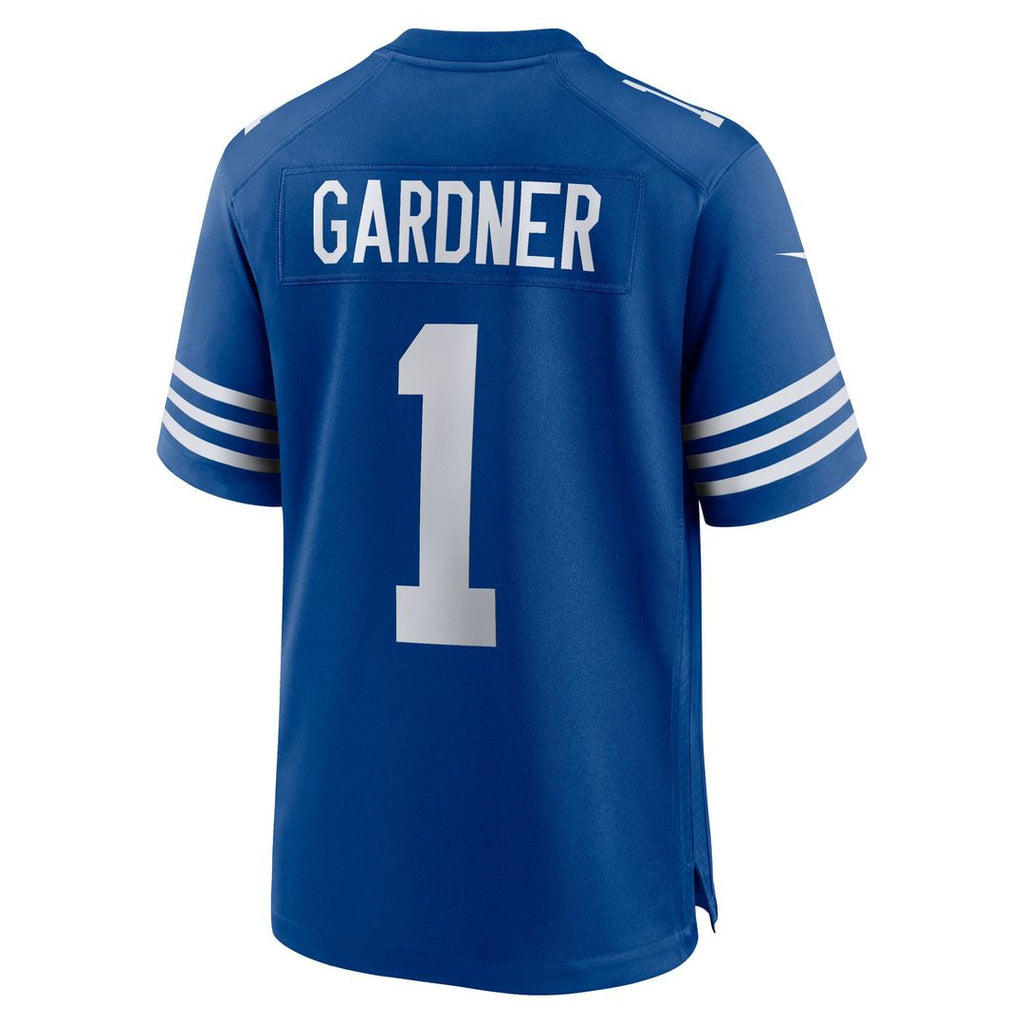 Men's Nike Indianapolis Colts Ahmad Sauce Gardner Royal Alternate Game NFL Jersey