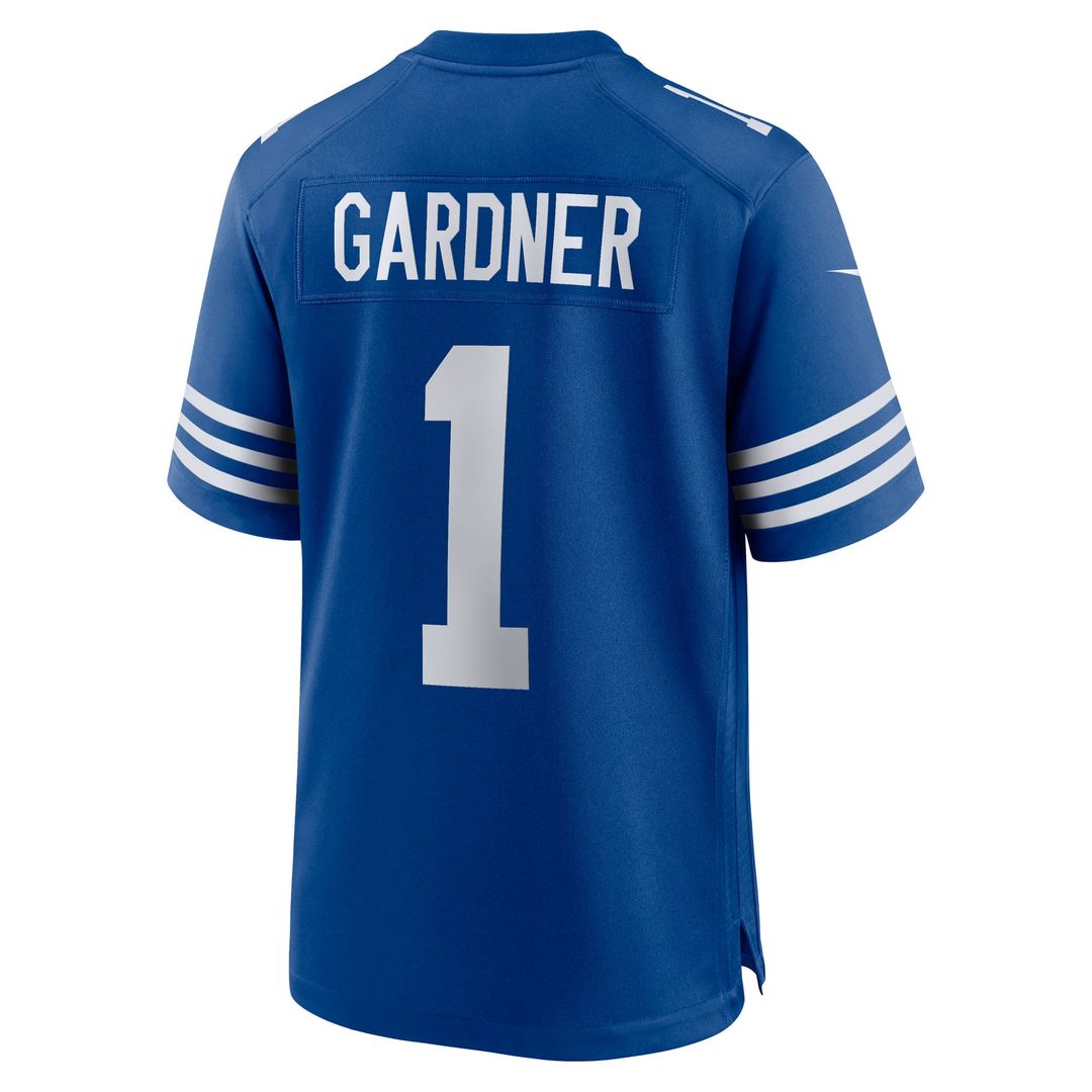 Men's Nike Indianapolis Colts Ahmad Sauce Gardner Royal Alternate Game NFL Jersey