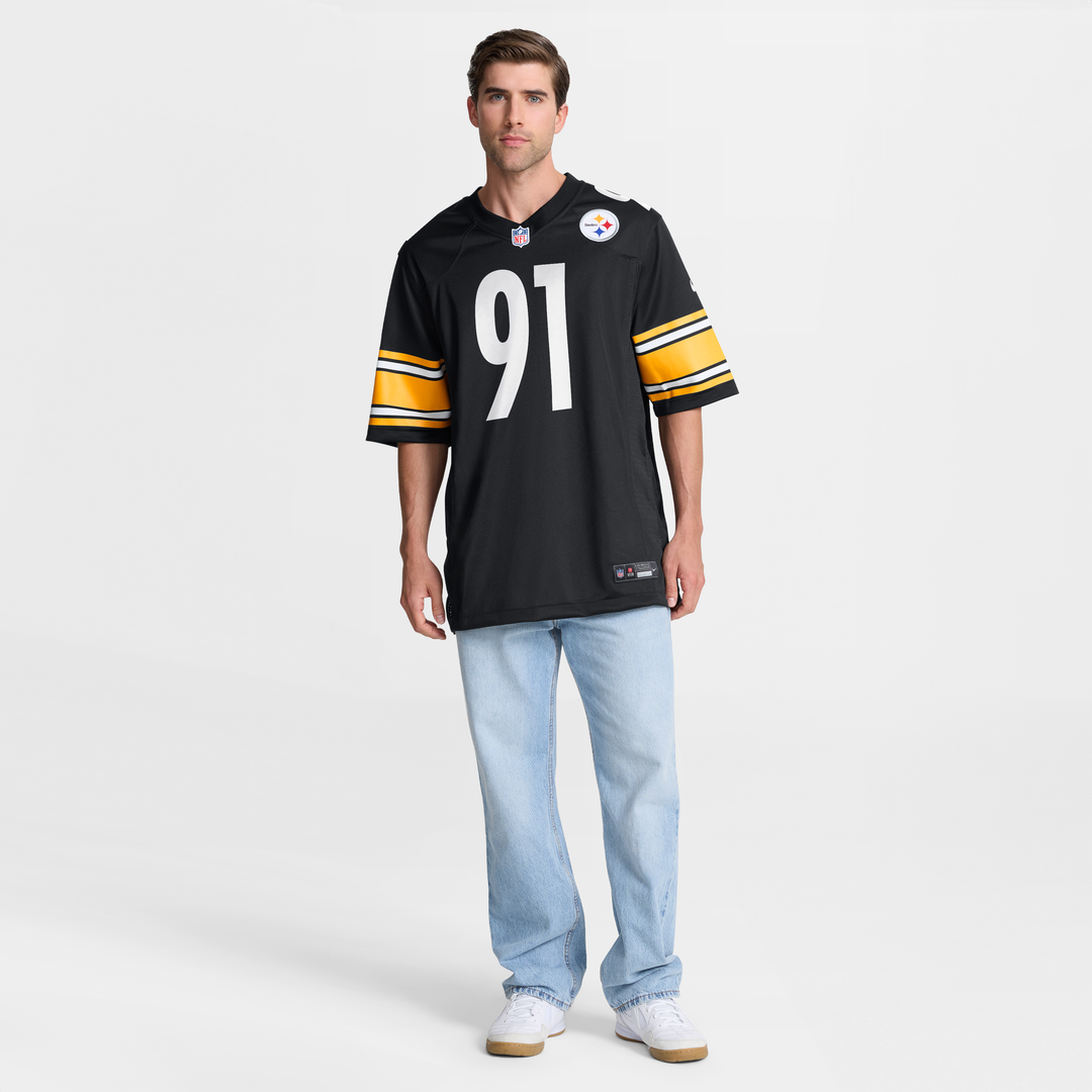 Men's Nike Pittsburgh Steelers Logan Lee Black Game NFL Jersey
